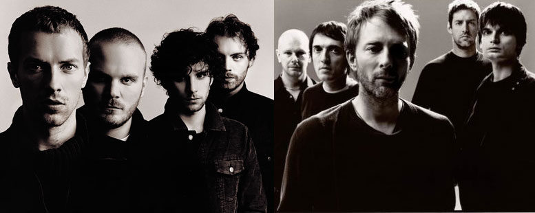 Radiohead e Coldplay Obrigado rapazes!